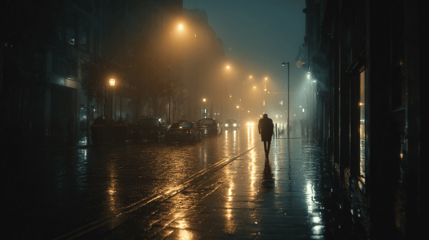 Cinematic Lighting AI prompt keyword hero image for the PromptAtlas Lighting category